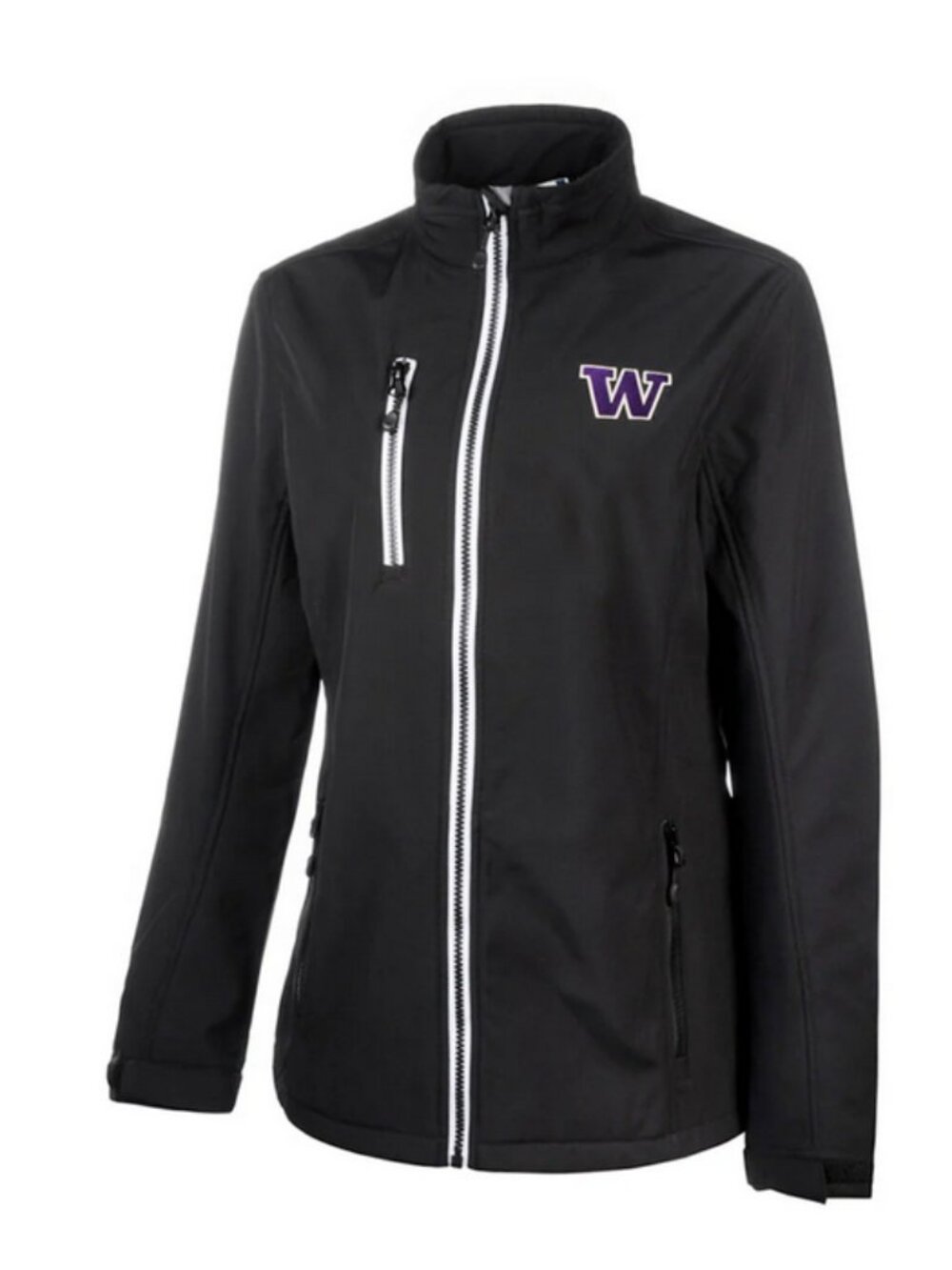 University of Washington Black Clique Women's Telemark Jacket, Size Small